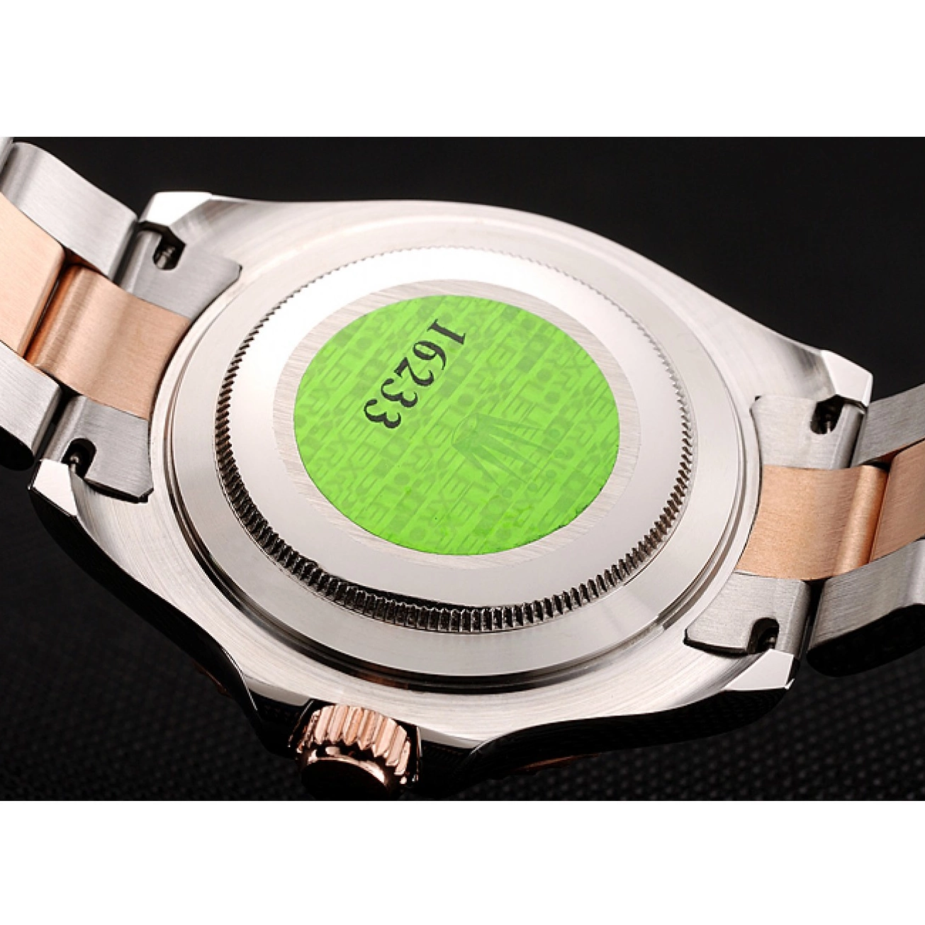 AAA Replica Watches Tone Gold Two Master Rose Steel Dial 1453864 Yacht Bracelet Rolex Stainless 0825
